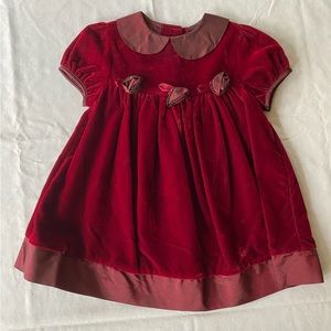 Bonnie Baby girl’s 20 mo. velvet formal holiday dress